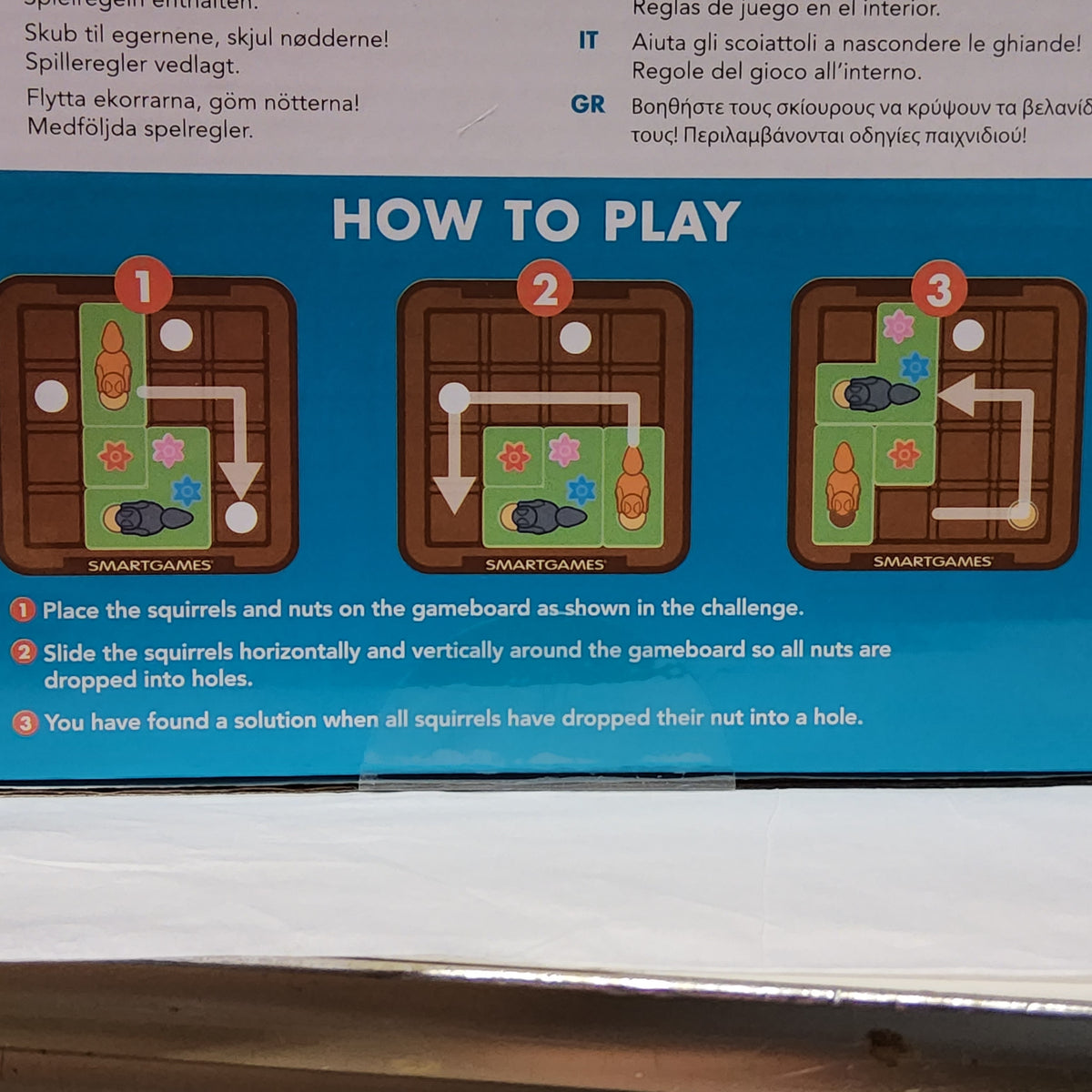 SmartGames Squirrels Go Nuts - Gioco Di Logica E Rompicapo Per Bambini Con 60 Sfide