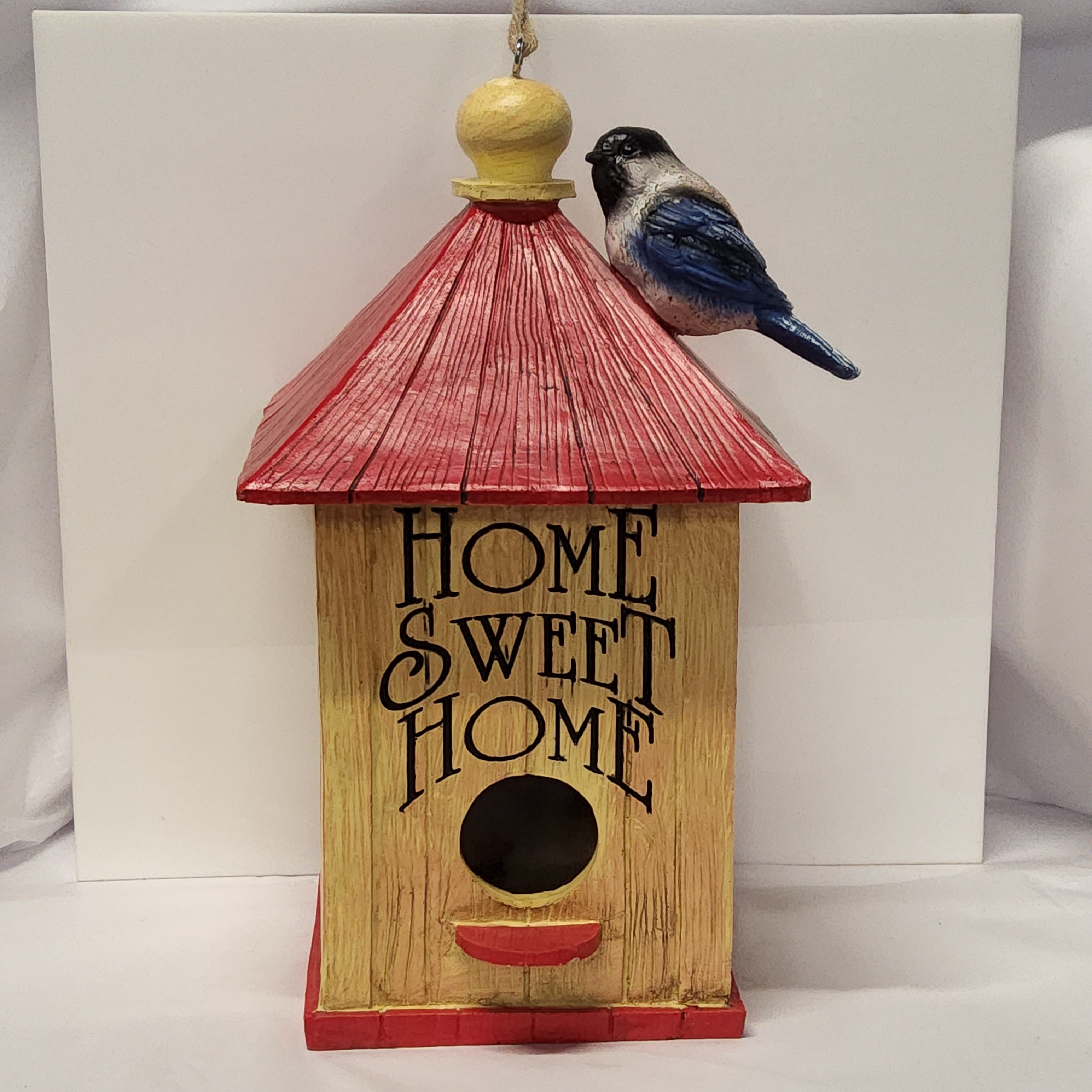Birdhouse - Decorative - Home Sweet Home + Bird 10164