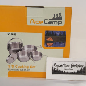 Ace Camp Stainless Steel Cooking Set for One to Two People 1656