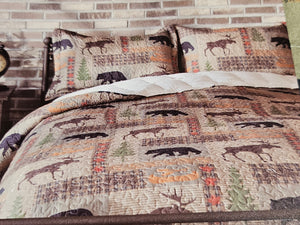 Lake Country Twin Sized Quilt + Sham - By Carstens - JQ445