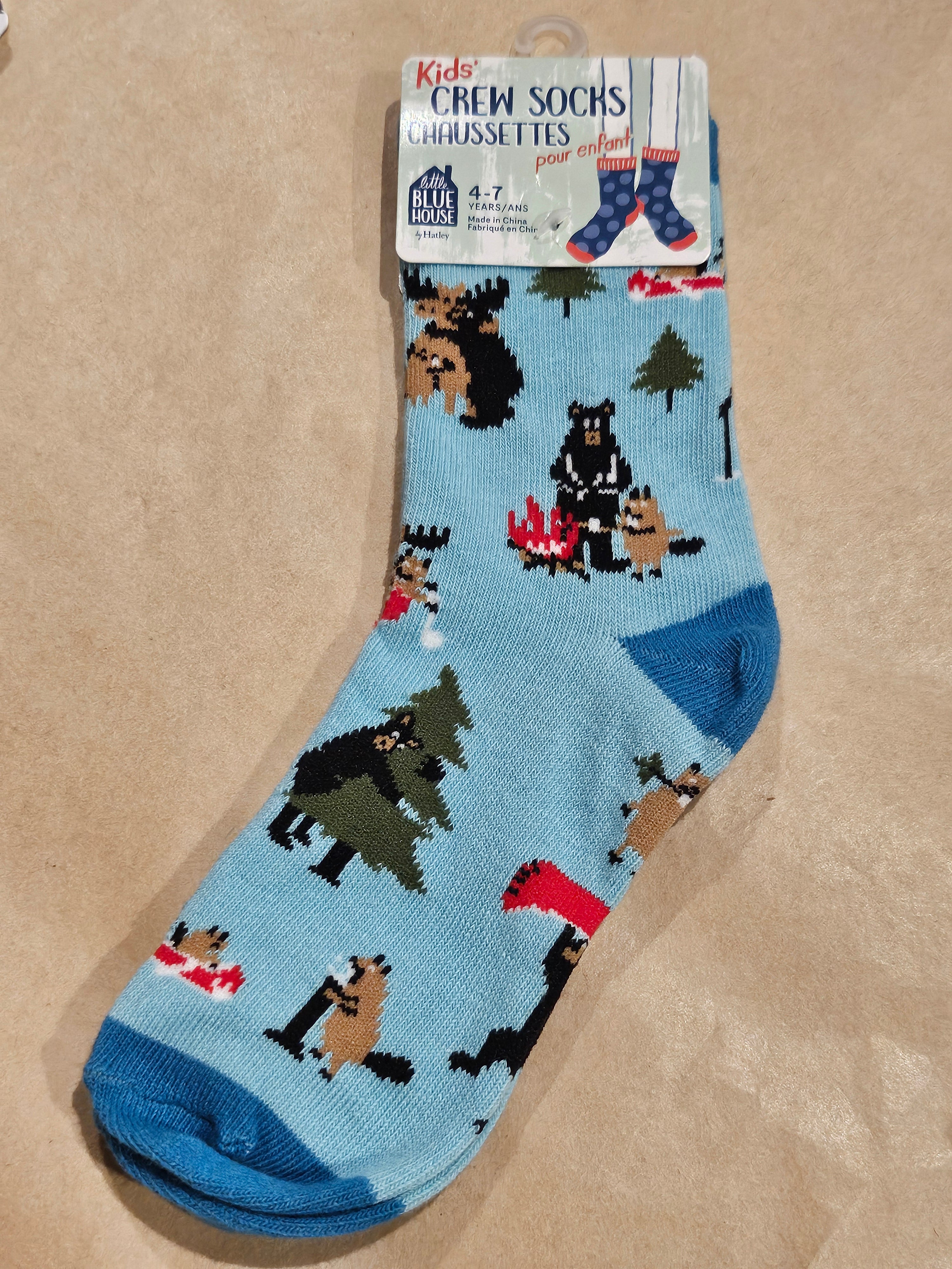 Kids' Crew Socks - Size 4-7 - SO3