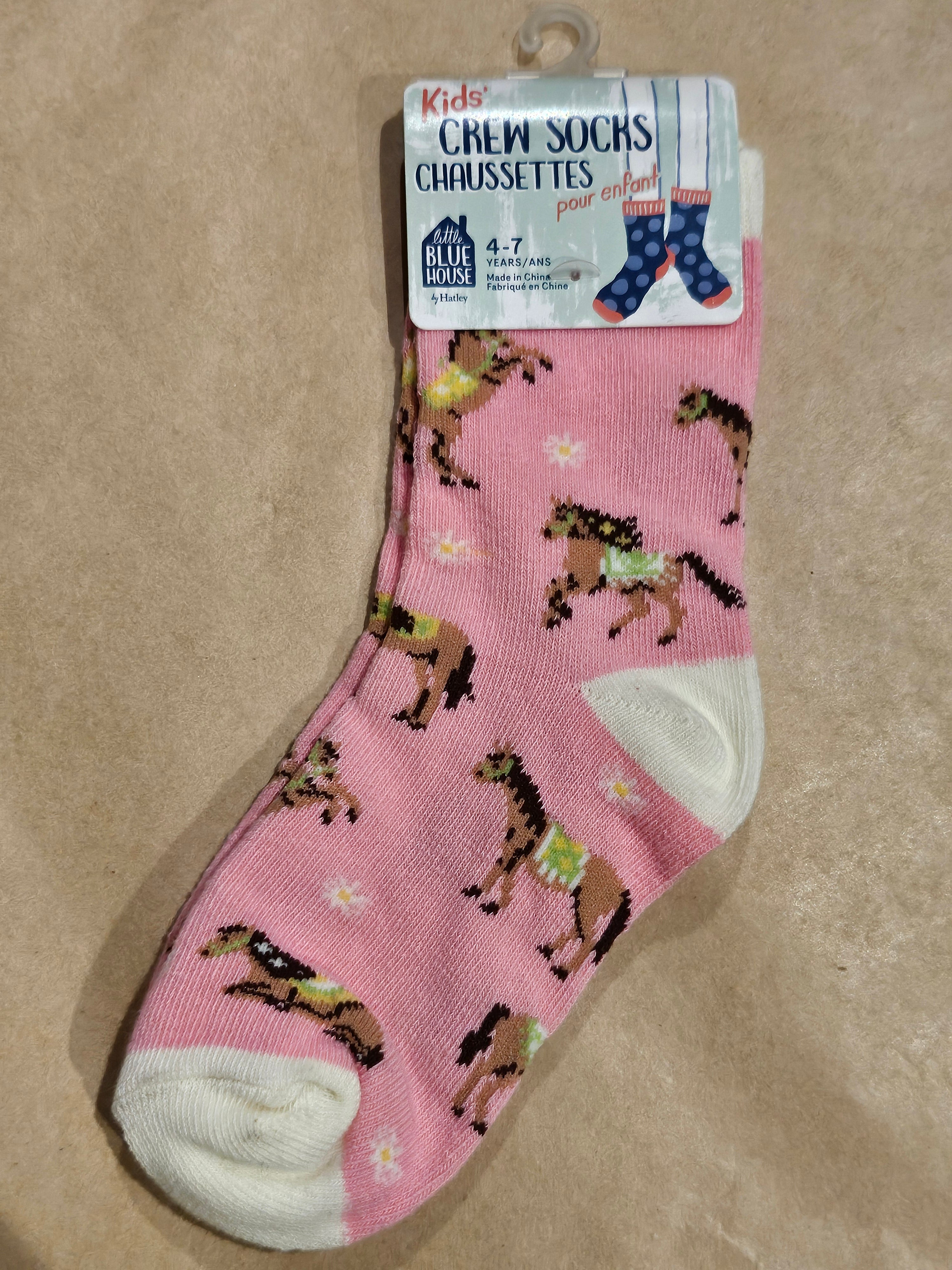 Kids' Crew Socks - Size 4-7 - SO3