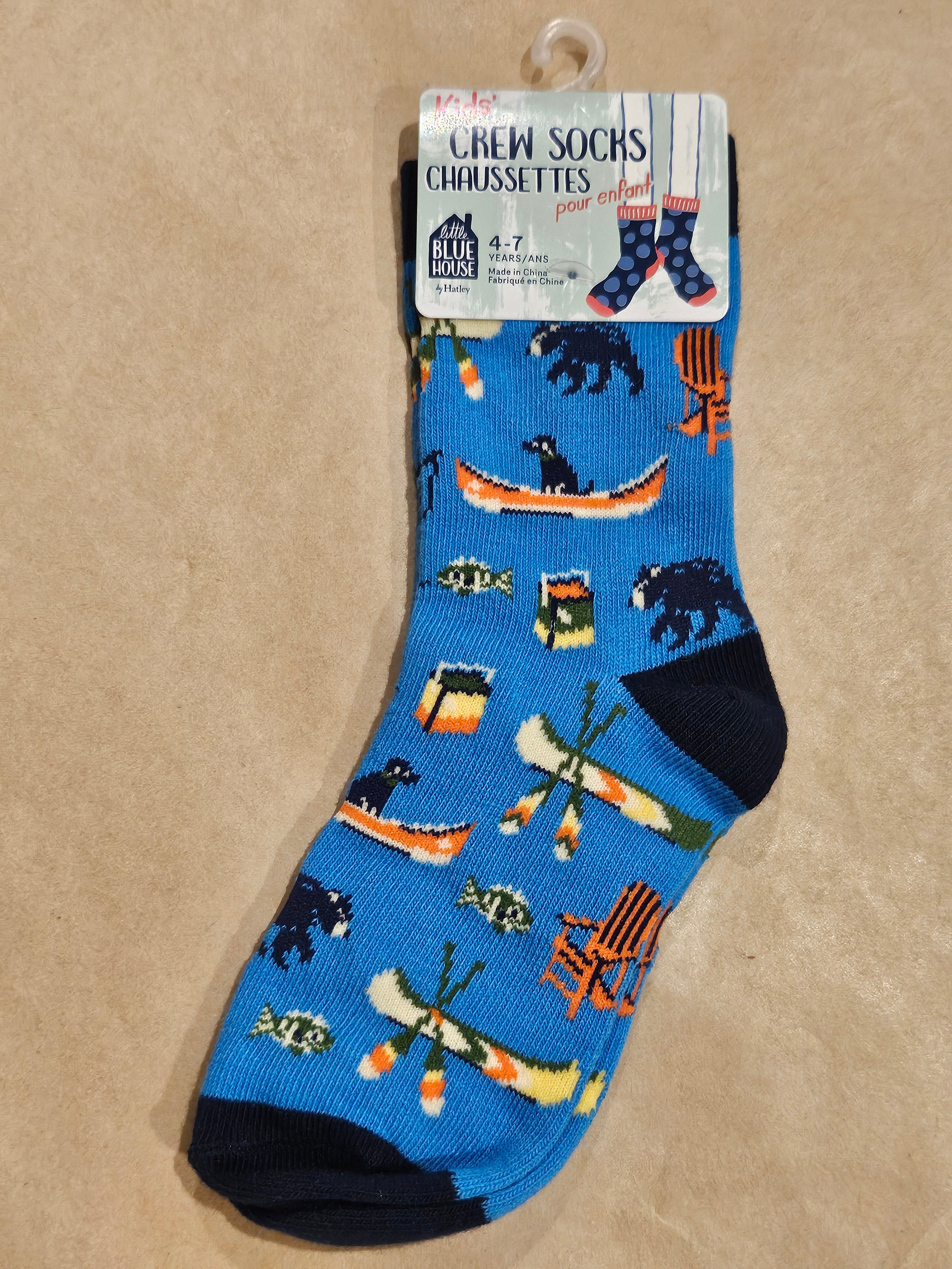 Kids' Crew Socks - Size 4-7 - SO3