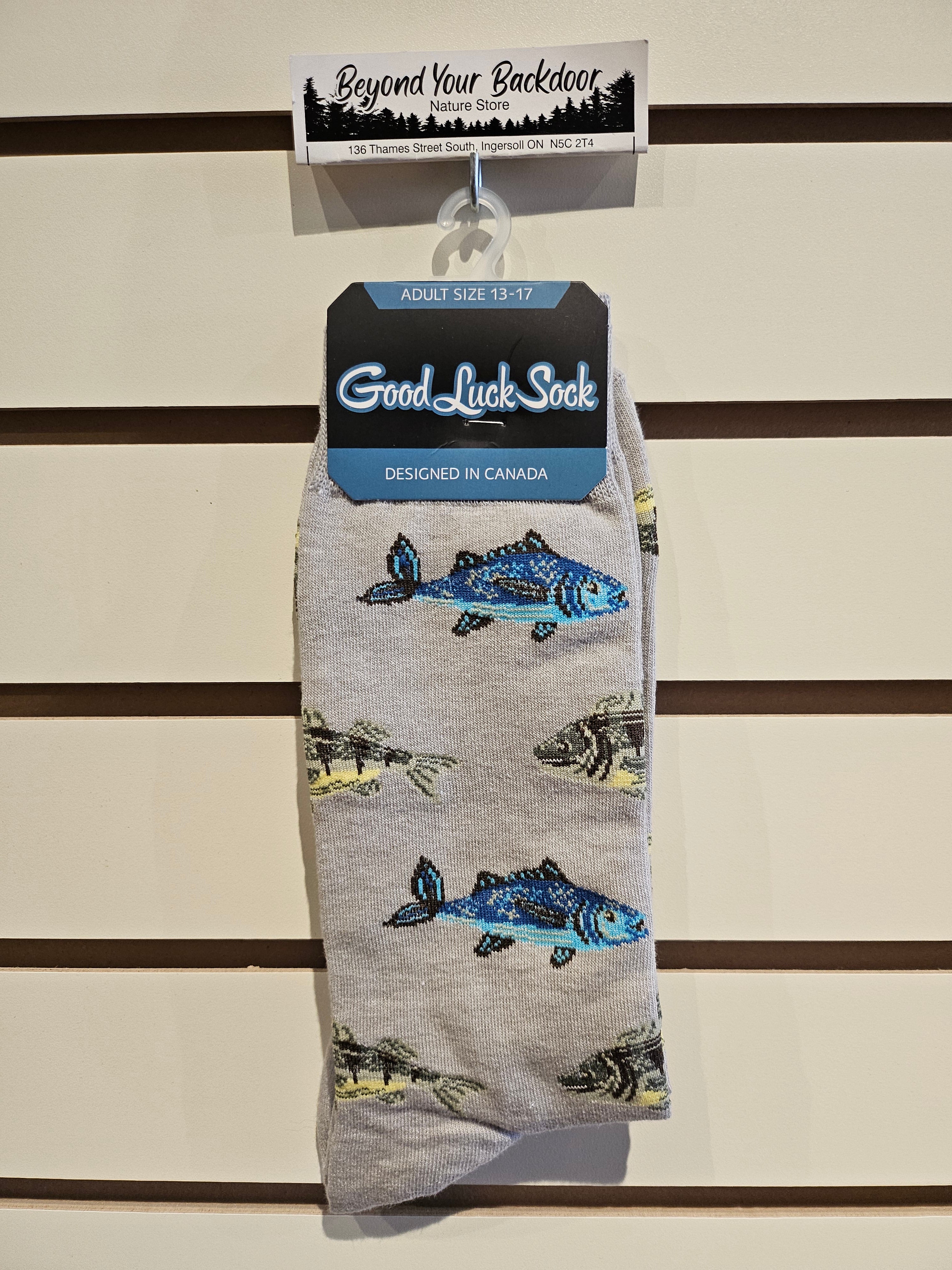 Big and Tall - Good Luck Sock - Mens - Sizes 13-17 - ASSORTED DESIGNS