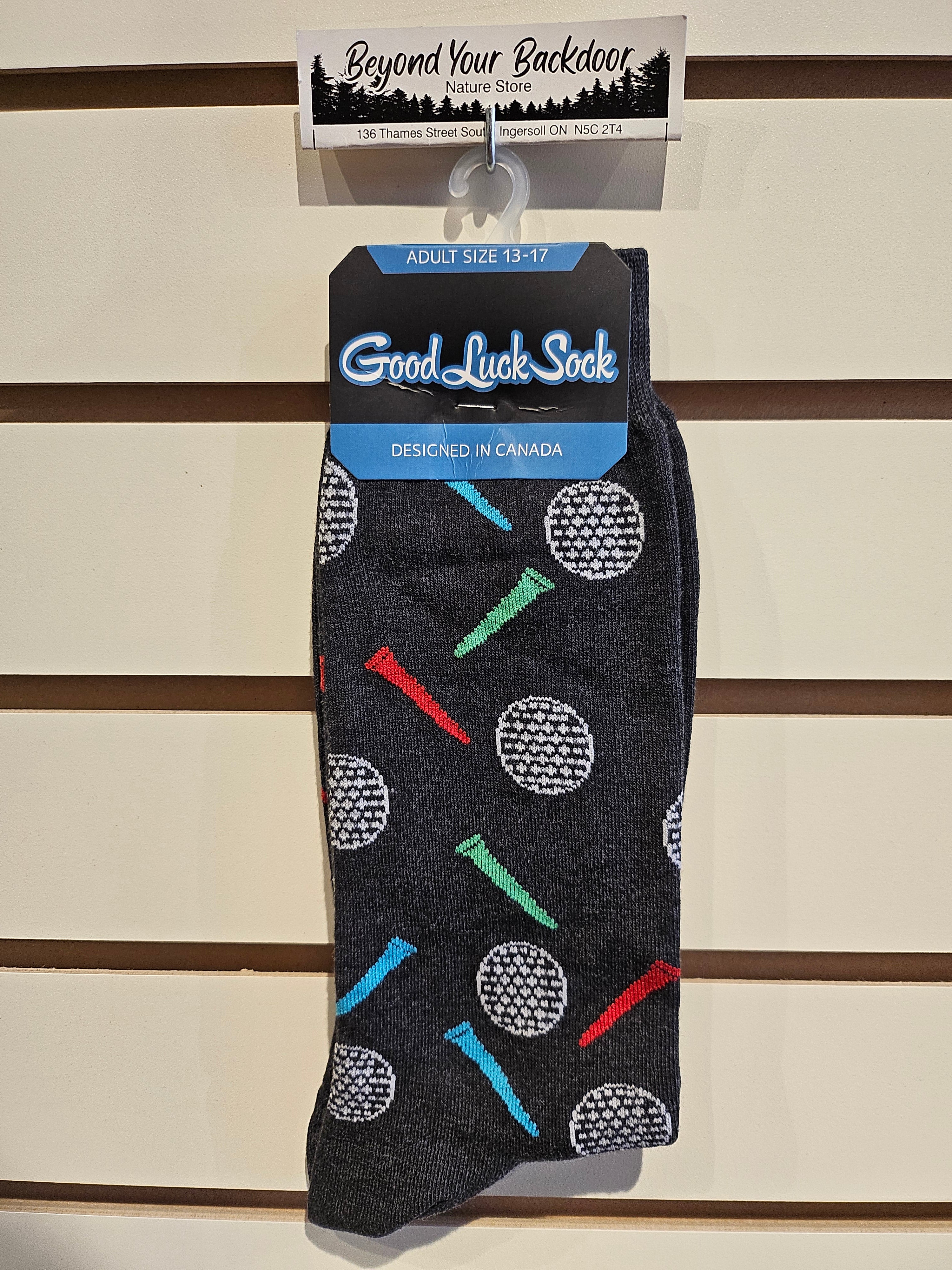 Big and Tall - Good Luck Sock - Mens - Sizes 13-17 - ASSORTED DESIGNS