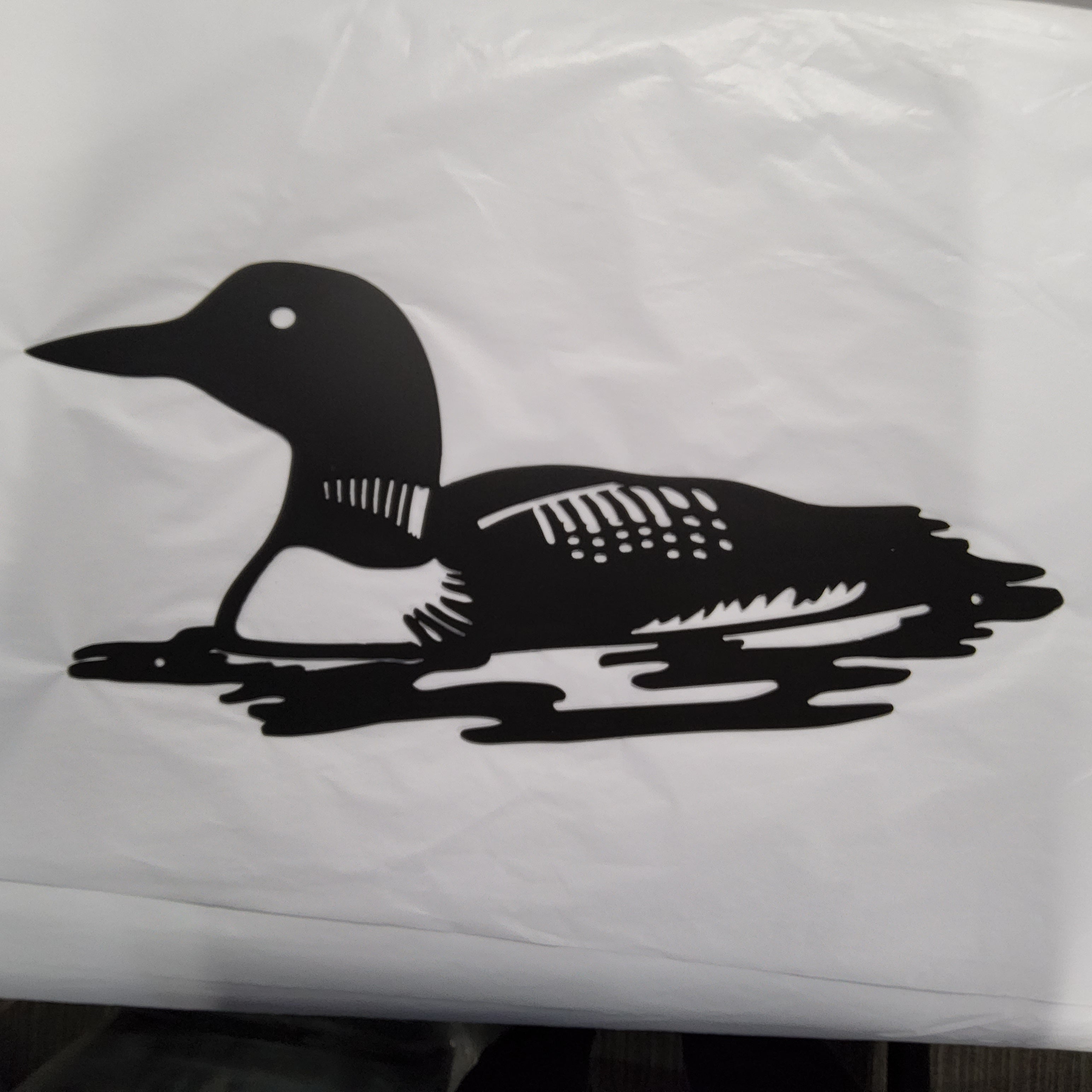 Metal Wall Art - Loon Silouette