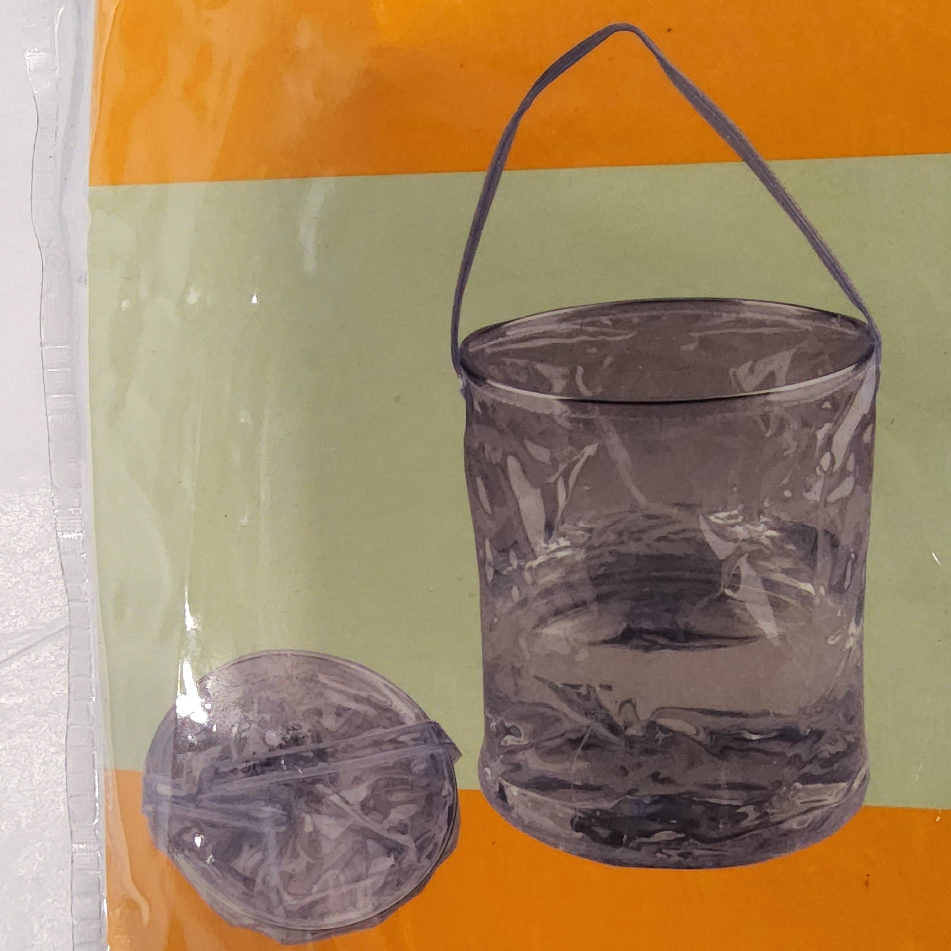 Ace Camp Transparent Folding Bucket 10L #1702