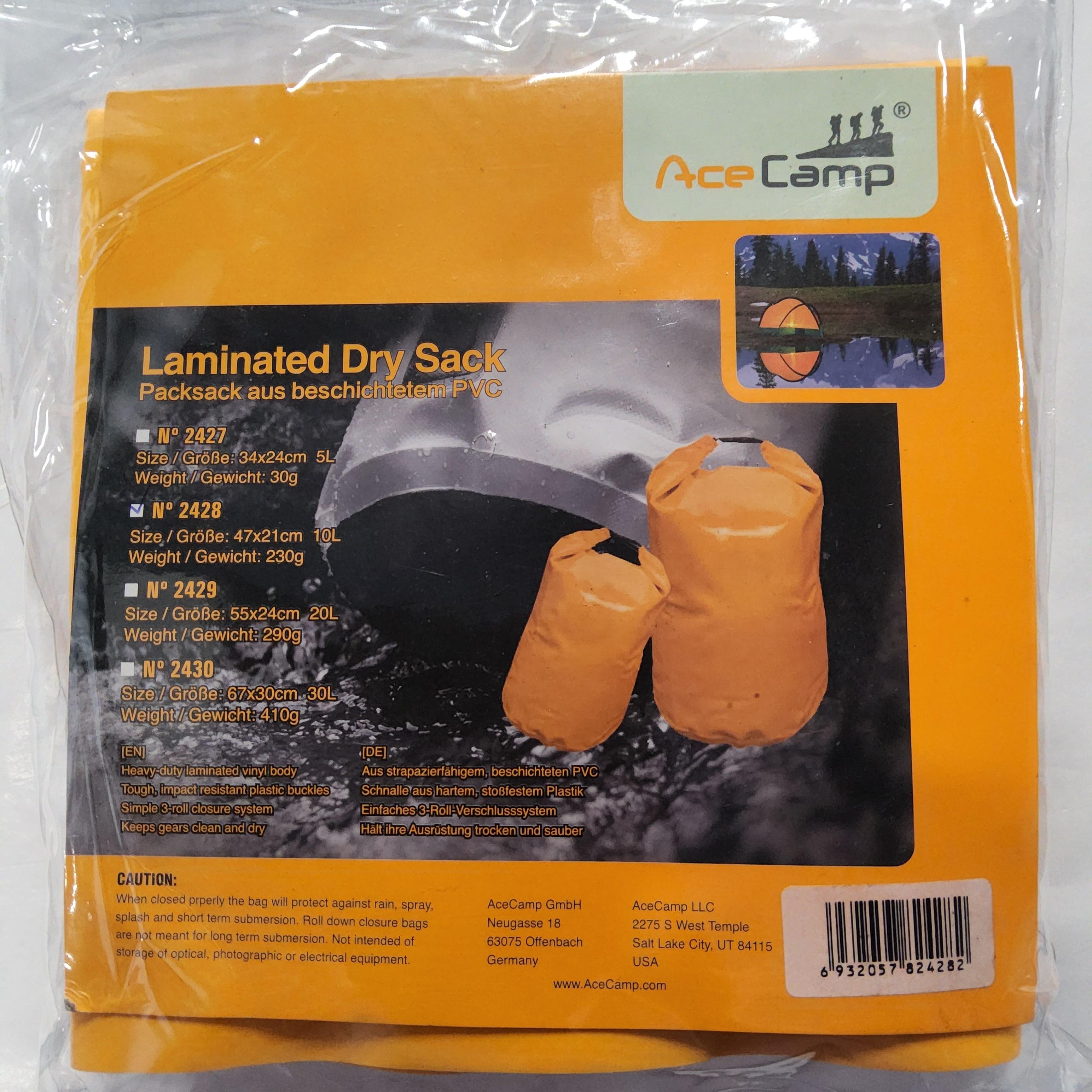 Ace Camp Laminated Dry Sack 10L #2428