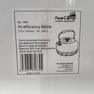 Ace Camp Hi-Efficiency Kettle - Hard-anodized Aluminum - Medium #1664