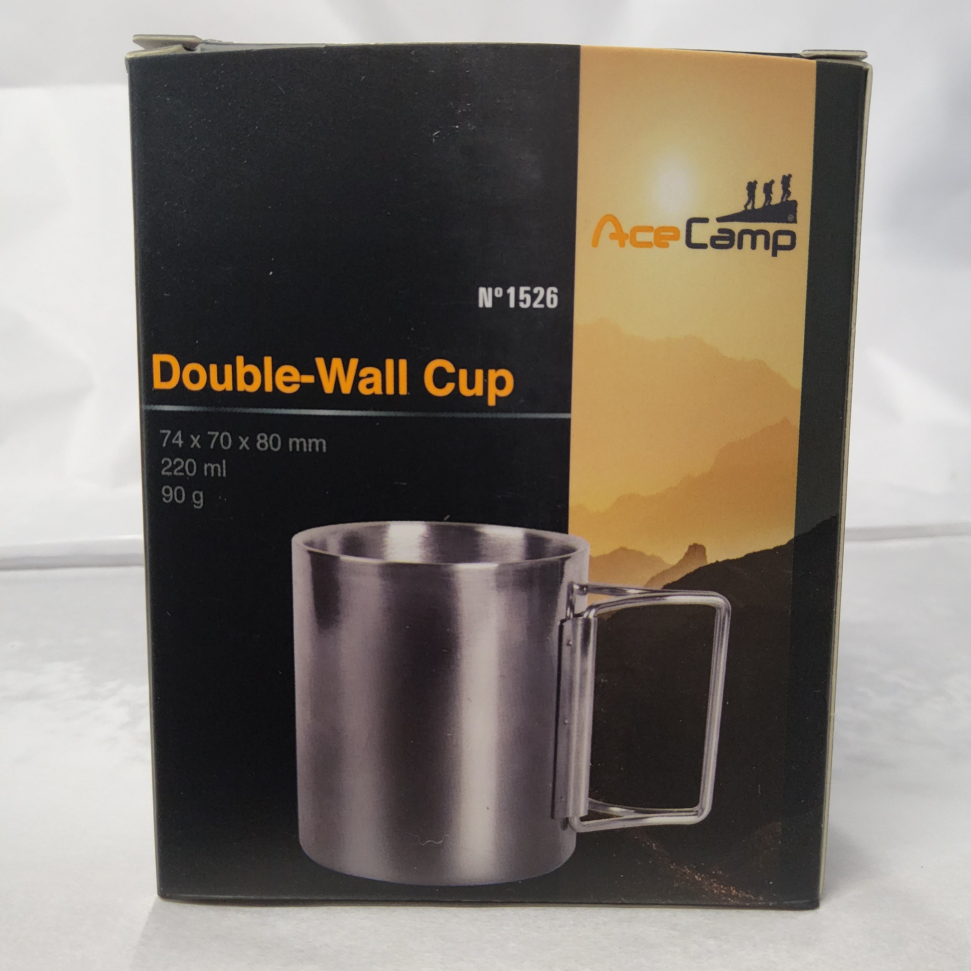 Ace Camp Double Wall Cup - Stainless Steel  #1526