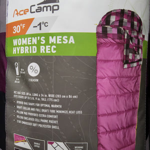 Ace Camp Adults' Sleeping Bag - Women's Mesa Hybrid  #3972