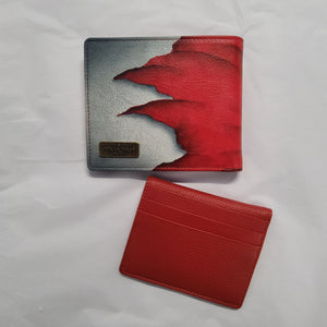 Anuschka Leather Wallet - "Maple Leaf" Hand painted - RFID Protection - 3001-MPL