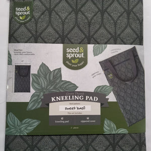 Seed and Sprout Kneeling Pad - Sweet Basil pattern - SNSKNP-SB