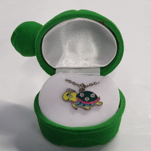 Child's Turtle Pendant in matching box ANMBX-TRTL