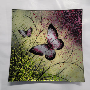 Tesoro Mio Square Plate - Butterfly P3405-S11