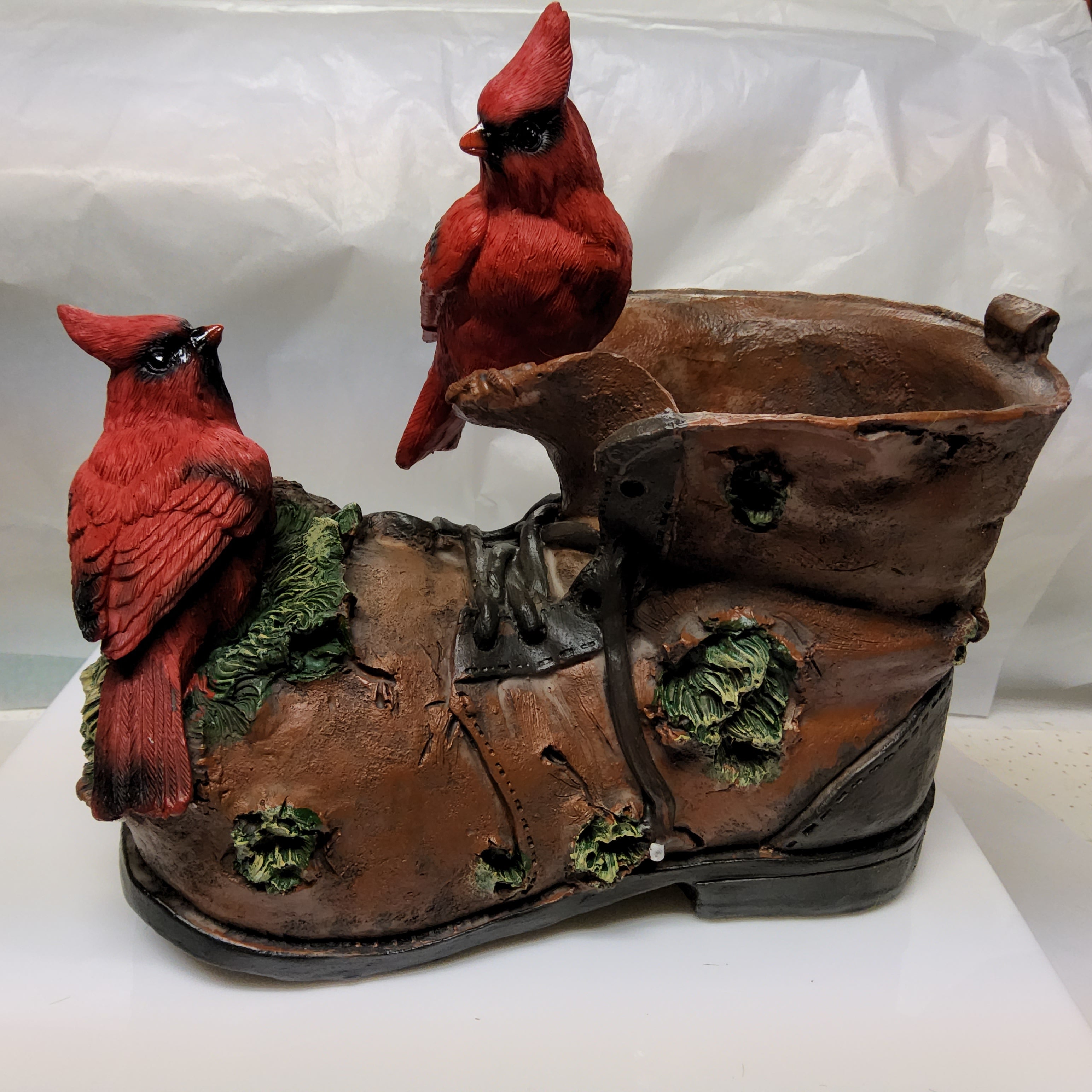 Planter - Cardinals on Boot QM42397