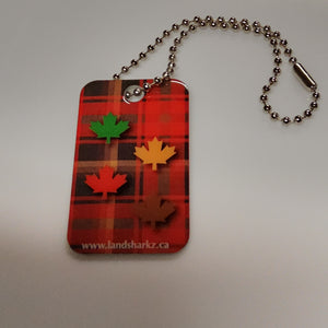 Geocaching - Canada Tartan Trackable Tag