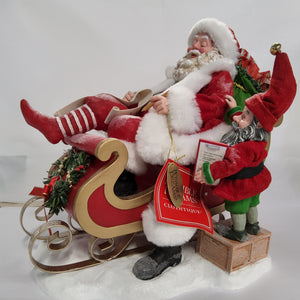 Clothtique Possible Dreams Santa - A Long Winter's Night 6010218