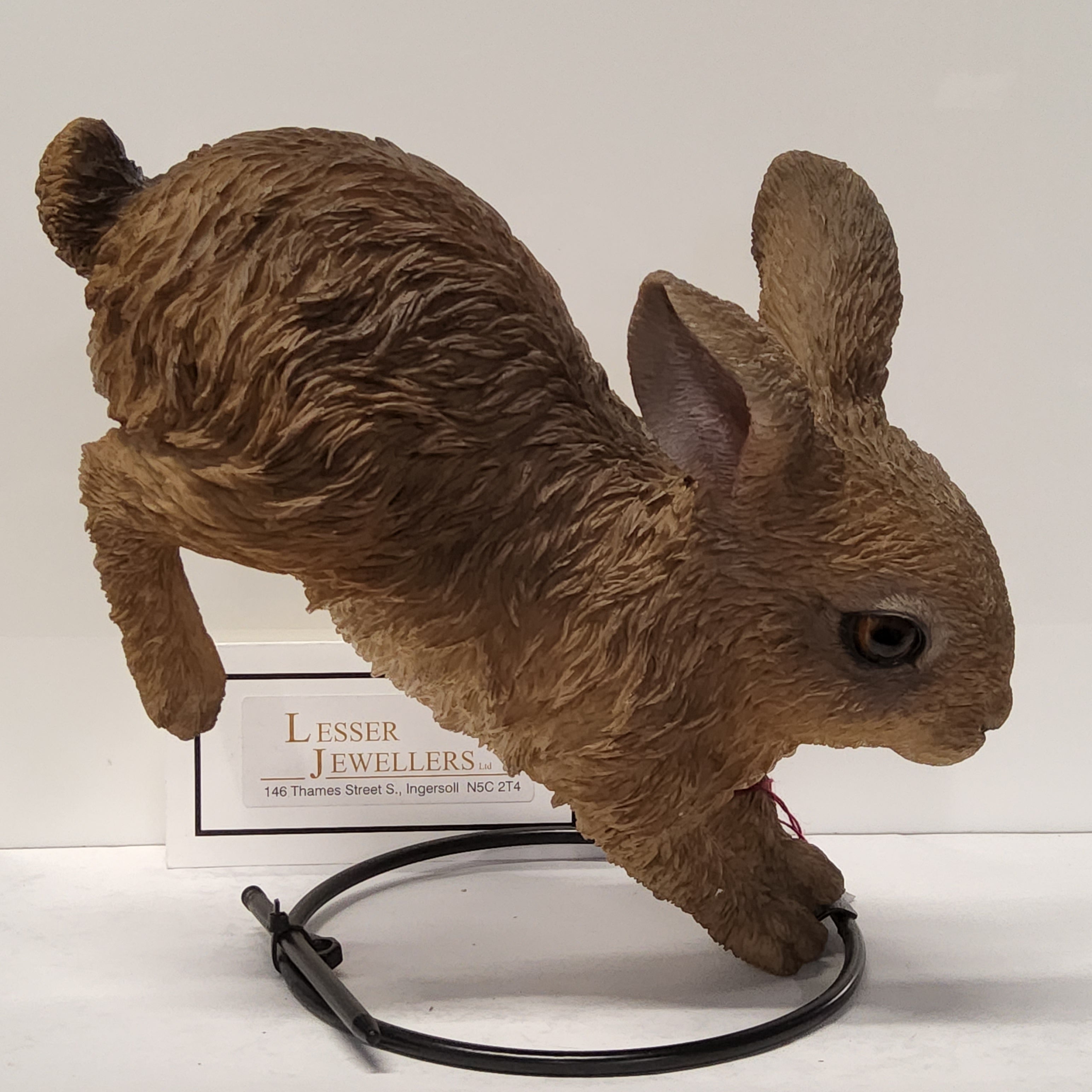 Animal Figurine - Jumping Hare 87739-C