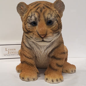 Animal Figurine - Tiger Cub - Sitting 87709-B