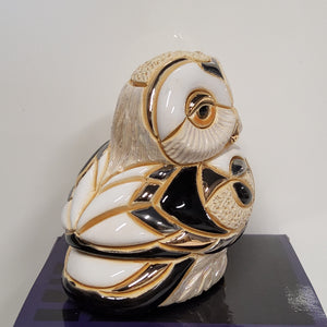 De Rosa - Baby Snowy Owl Figurine F335