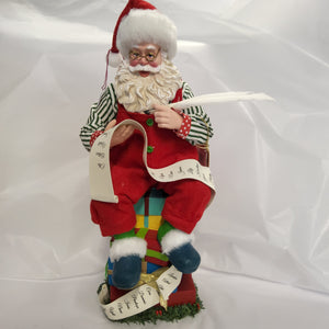 Clothtique Possible Dreams Santa - Top of the List 6010216