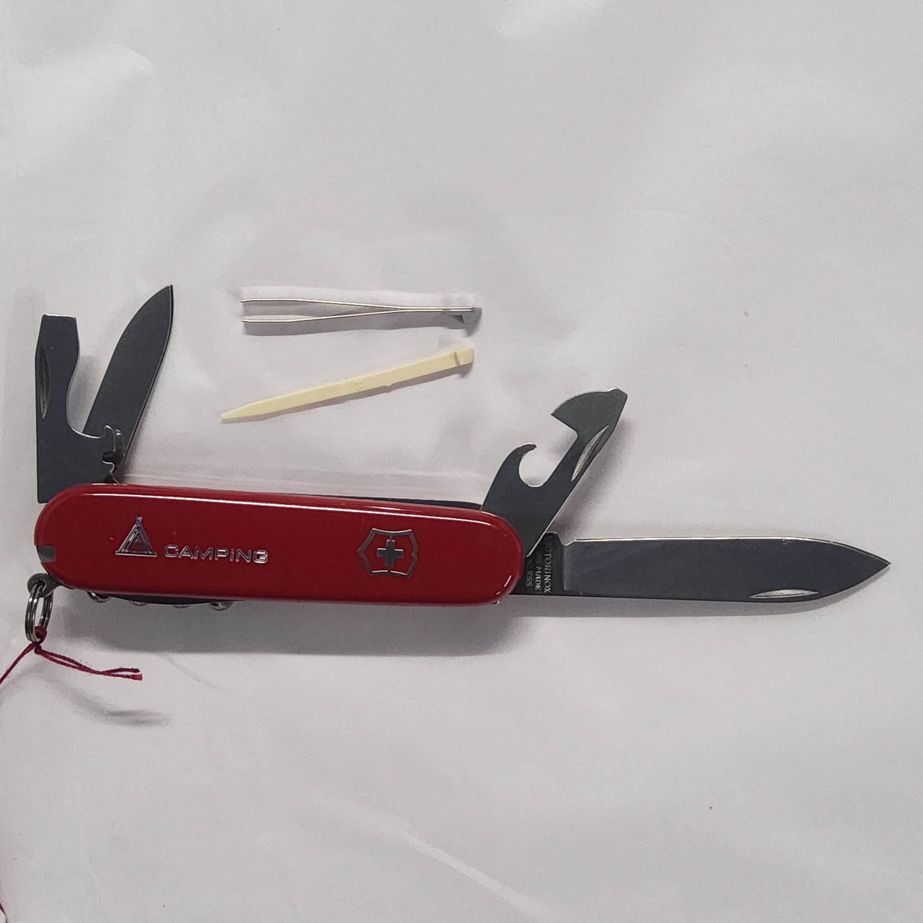 Swiss Army Knife - Camper - Red - 13 Functions - 91mm - 1.3613