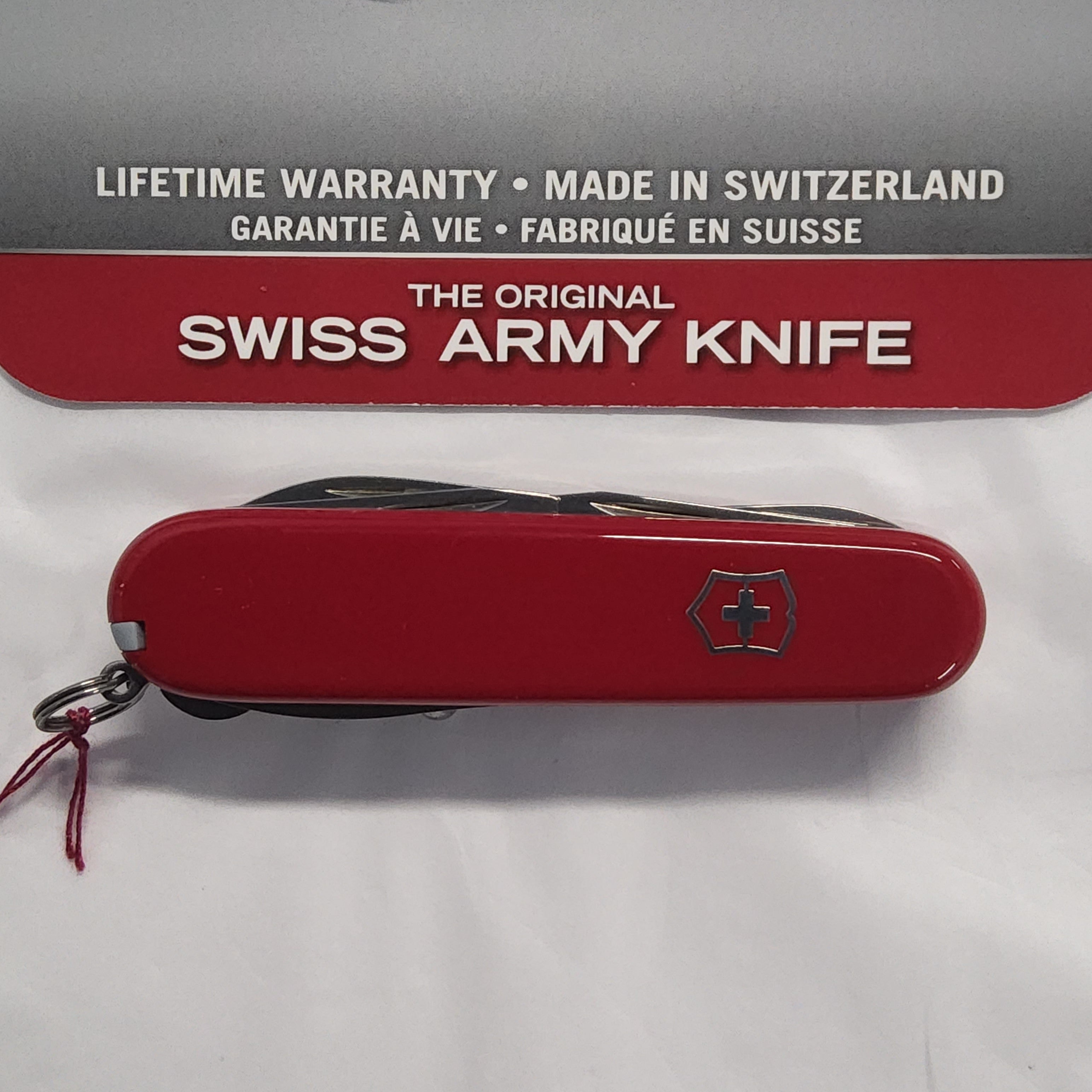 Swiss Army Knife - Mountaineer - Red - 18 Functions - 91mm - 1.3743