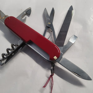 Swiss Army Knife - Mountaineer - Red - 18 Functions - 91mm - 1.3743