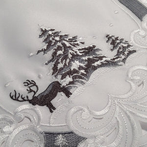 Table Runner - Winter Scene Trees and Deer - Assorted Sizes - A0027