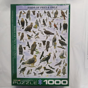 Eurographics Puzzle - Birds of Prey & Owls - 1000 pieces - 6000-0316