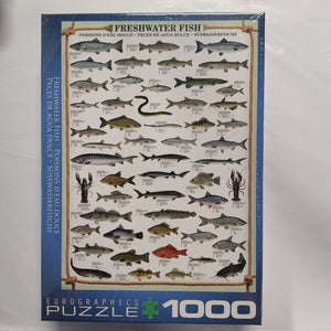 Eurographics Puzzle - Freshwater Fish - 1000 pieces - 6000-0312