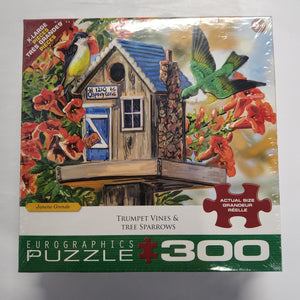 Eurographics Puzzle - Trumpet Vines and Tree Swallows - 300 XL pieces - 8300-0602