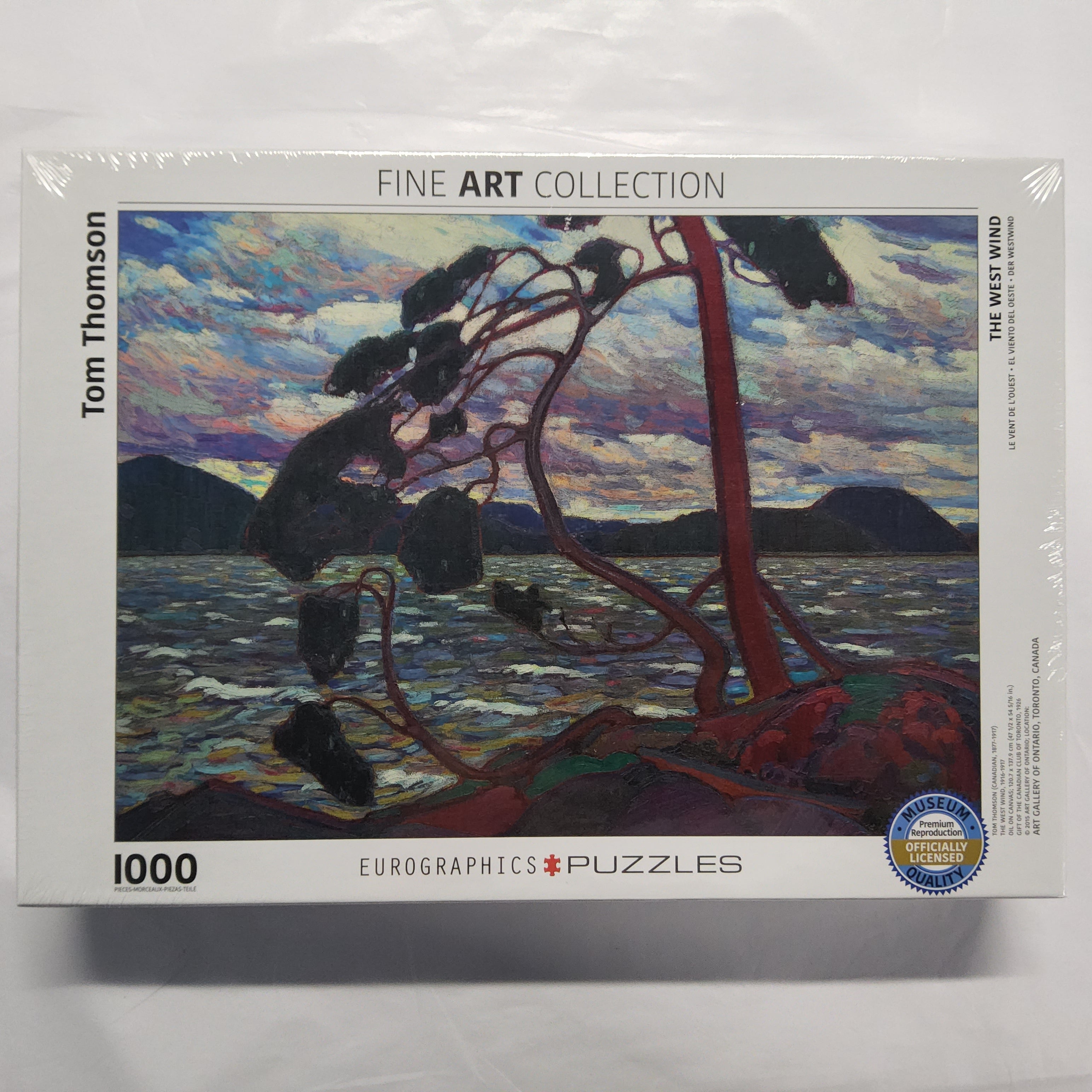 Eurographics Puzzle - Tom Thomson - The West Wind - 1000 pieces - 6000-0923
