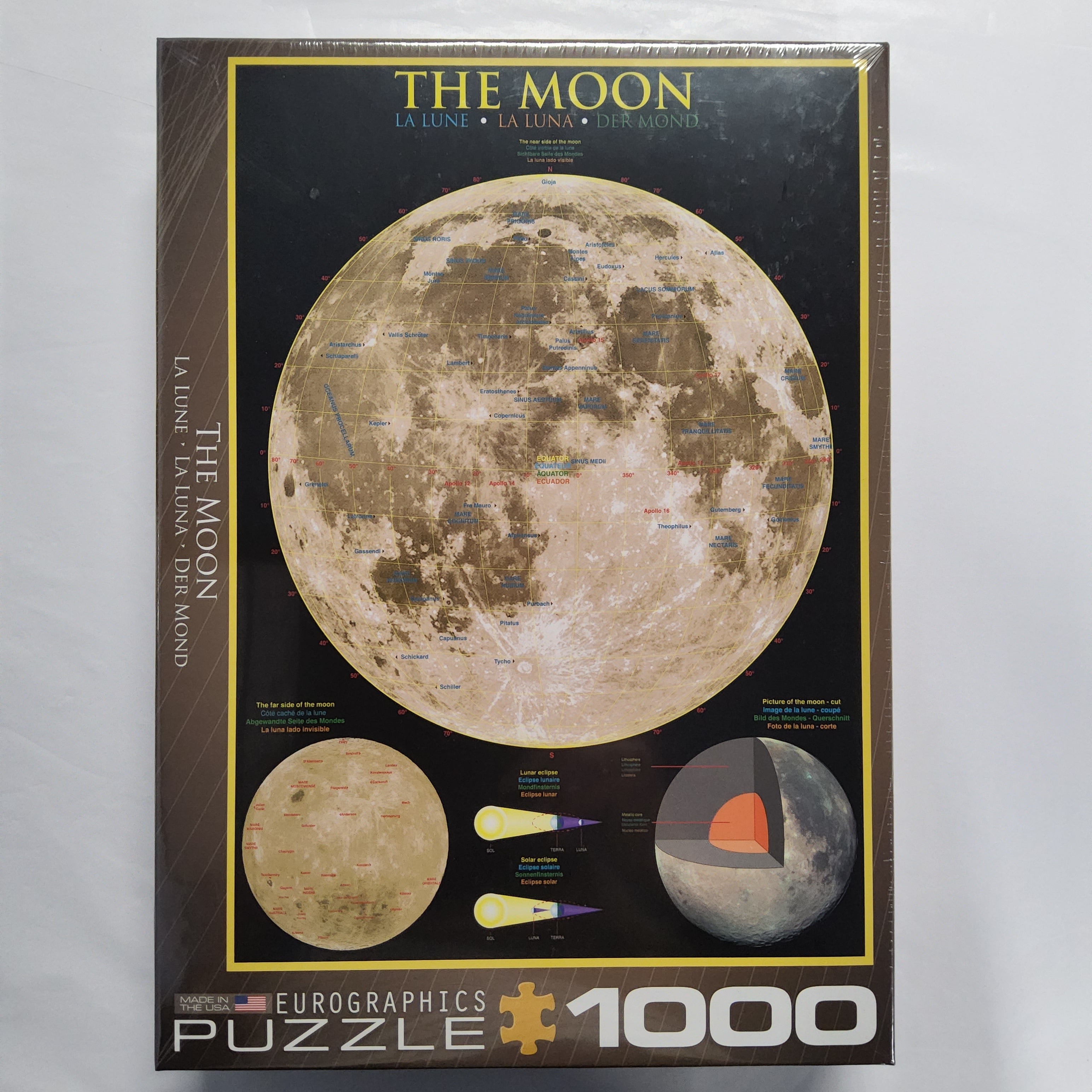 Eurographics Puzzle - The Moon - 1000 pieces - 6000-1007