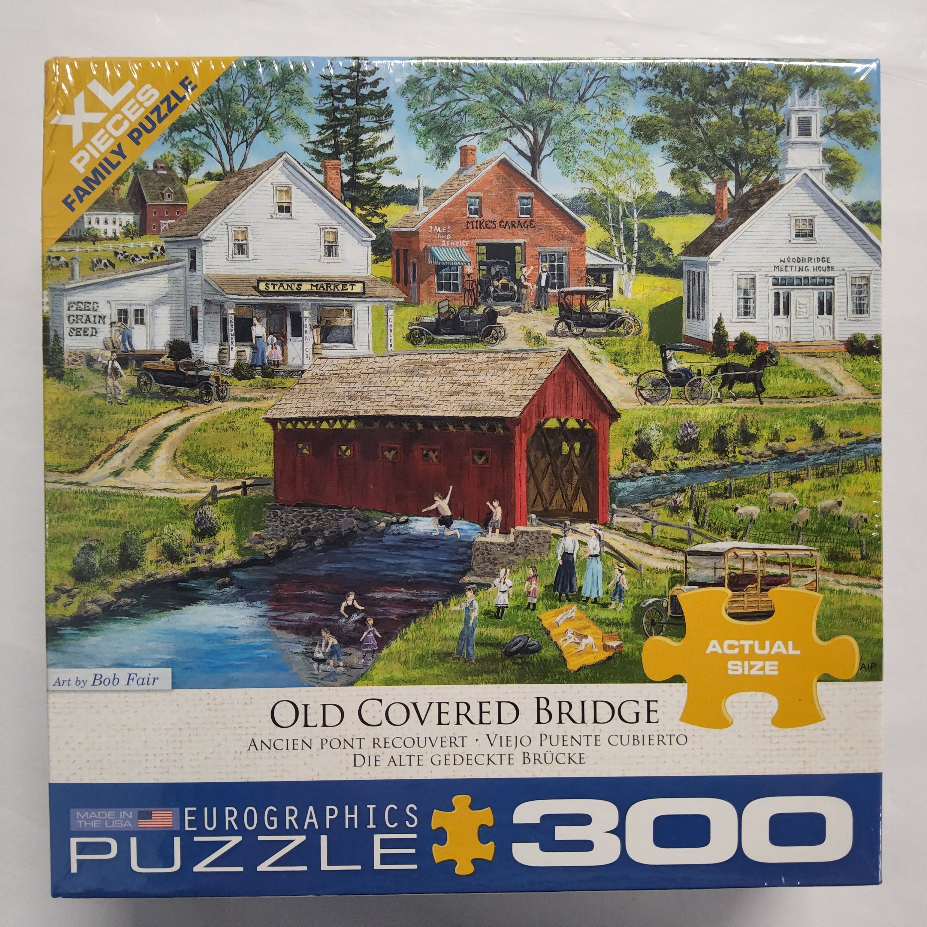 Eurographics Puzzle - Old Covered Bridge - 300 XL pieces - 8300-5383