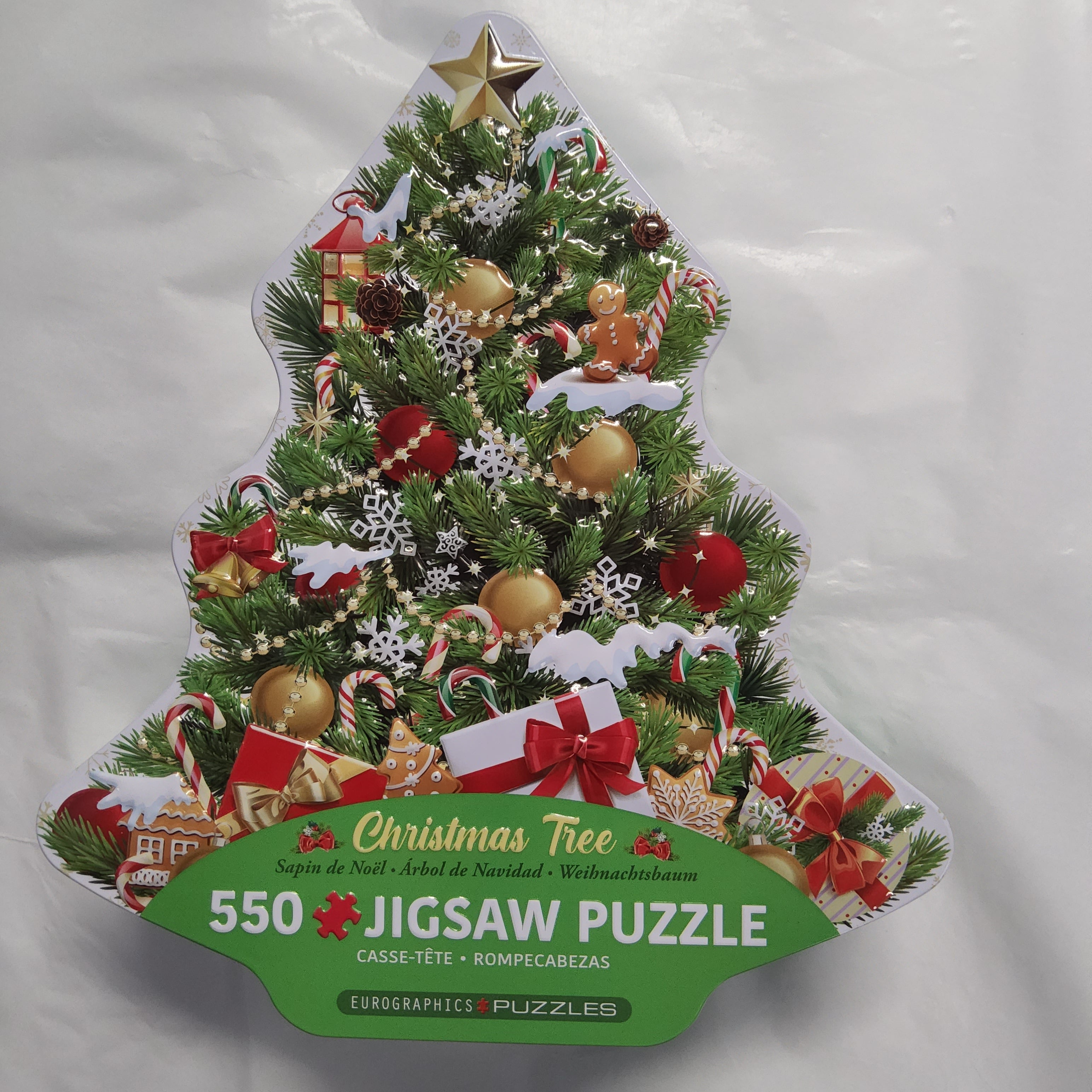 Eurographics Puzzle - Collectible Tin - Christmas Tree - 550 pieces - 8551-5663