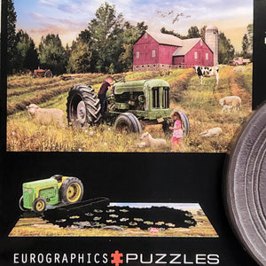 Eurographics Puzzle - Collectible Tin - Farm Tractor - 550 pieces - 8551-5780