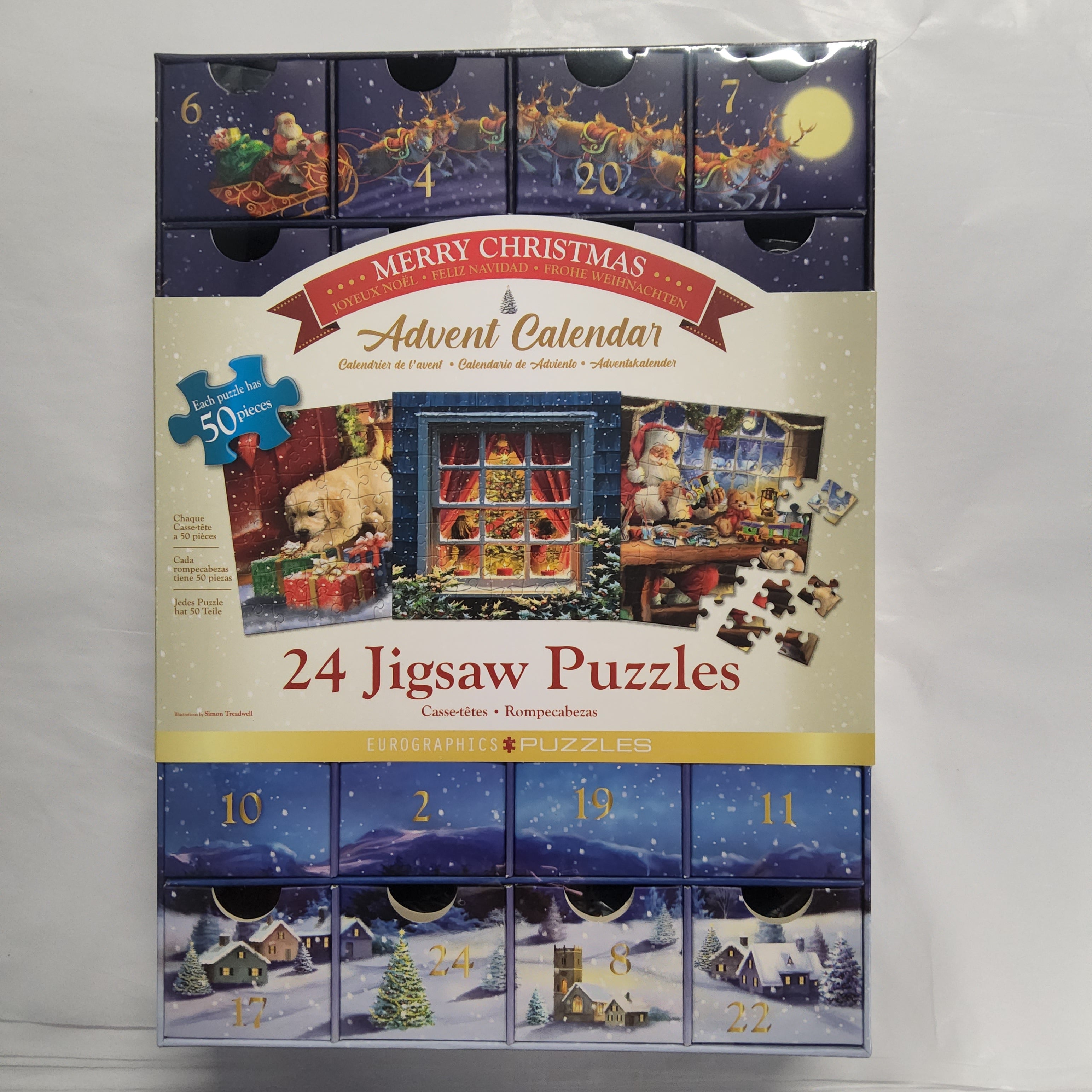 Eurographics Advent Calendar - 24 Jigsaw Puzzles  - 8924-5735