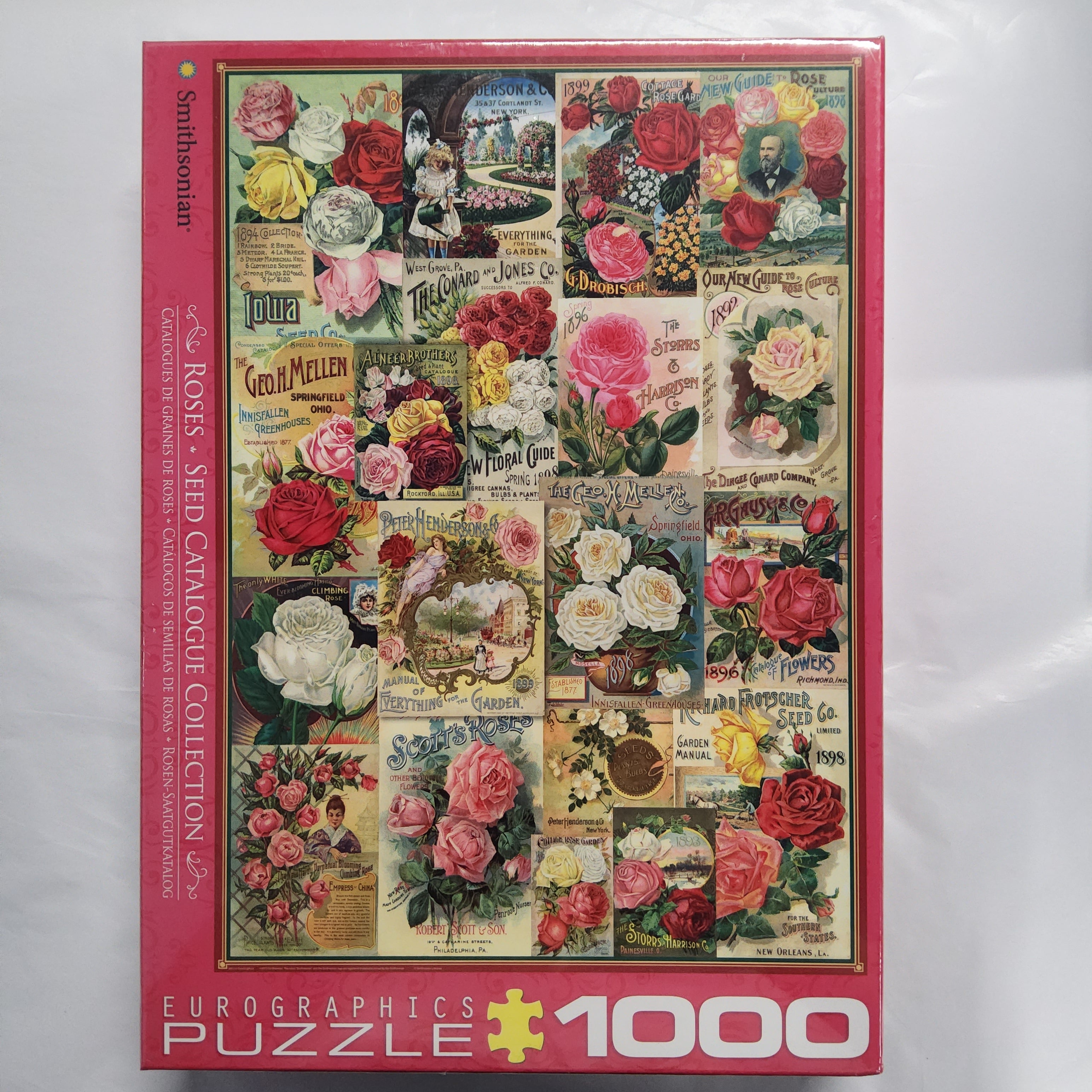 Eurographics Puzzle - Roses - Seed Catalogue Collection - 1000 pieces ...