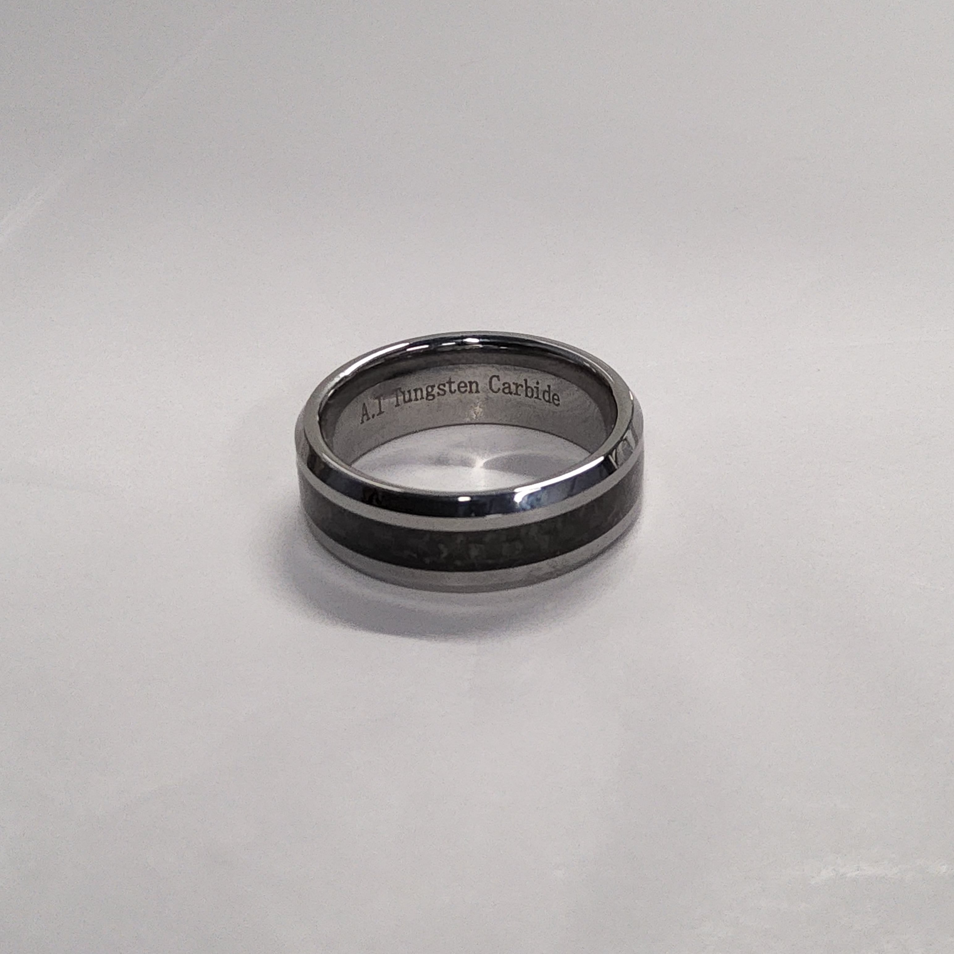 Tungsten Carbide Band TUR33 - Size 8 (Sized 5 through 15 can be ordered)