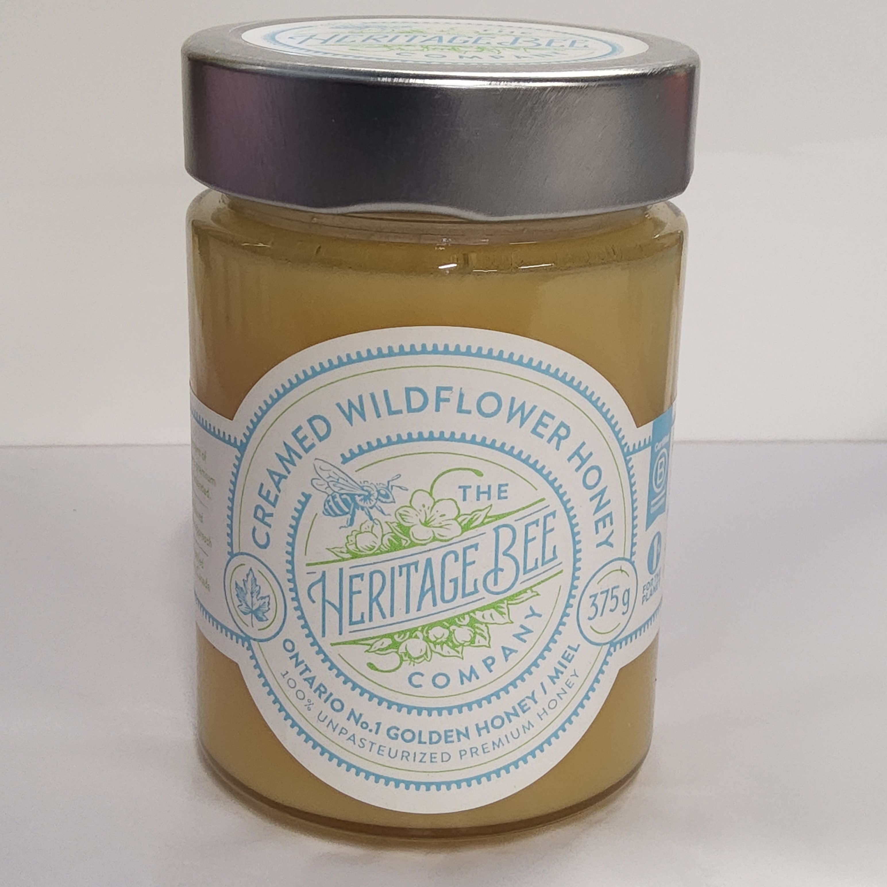 Heritage Bee Creamed Wildflower Honey - 375g