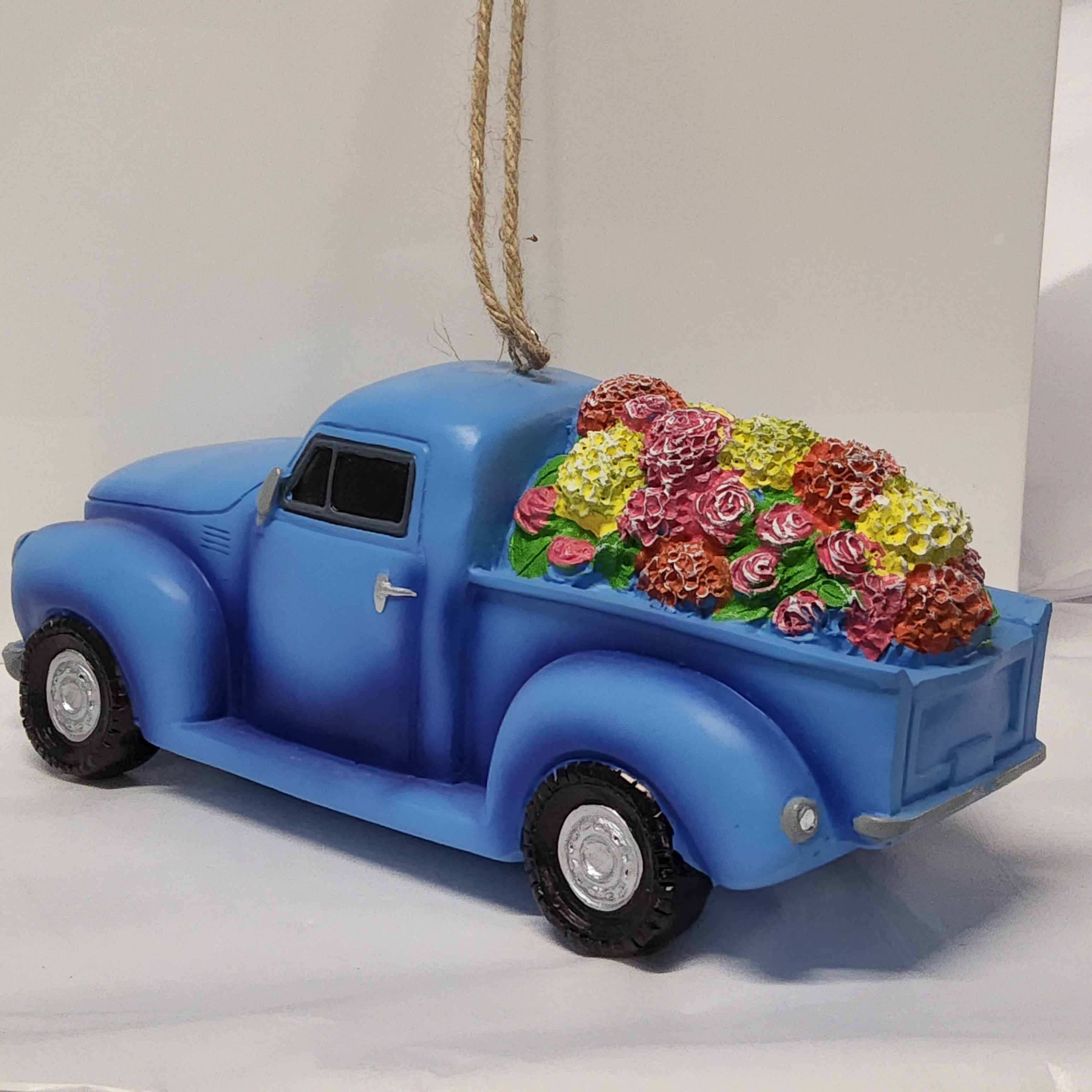 Birdhouse - Decorative - Truck + Flowers 10128