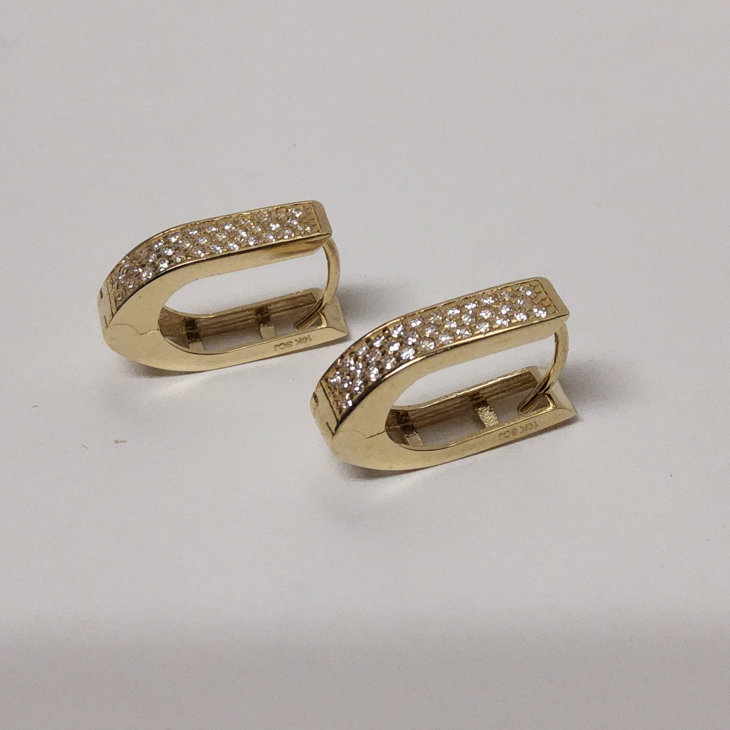 Gold Earrings - 10Kt Yellow Gold- 298
