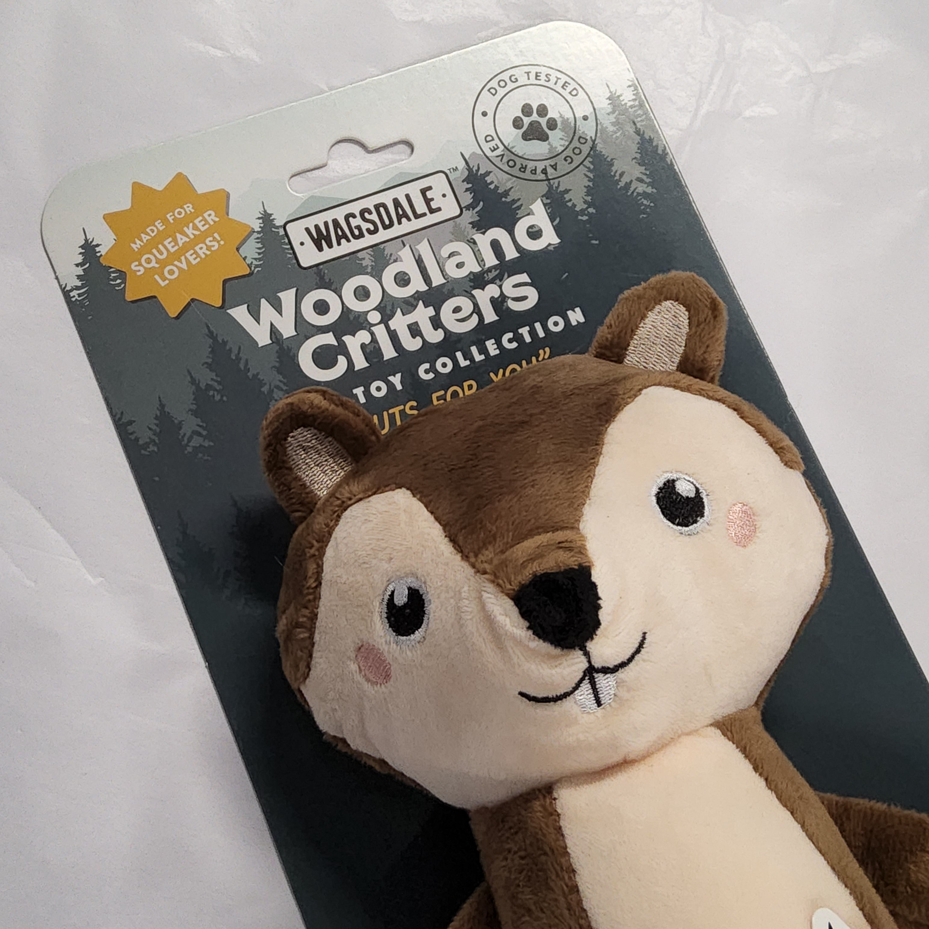 Wagsdale Woodland Critters - Dog Toy Collection - Squirrel - FR289773