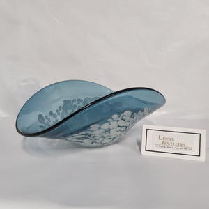 Glass Bowl - Surf Wave - Blue
