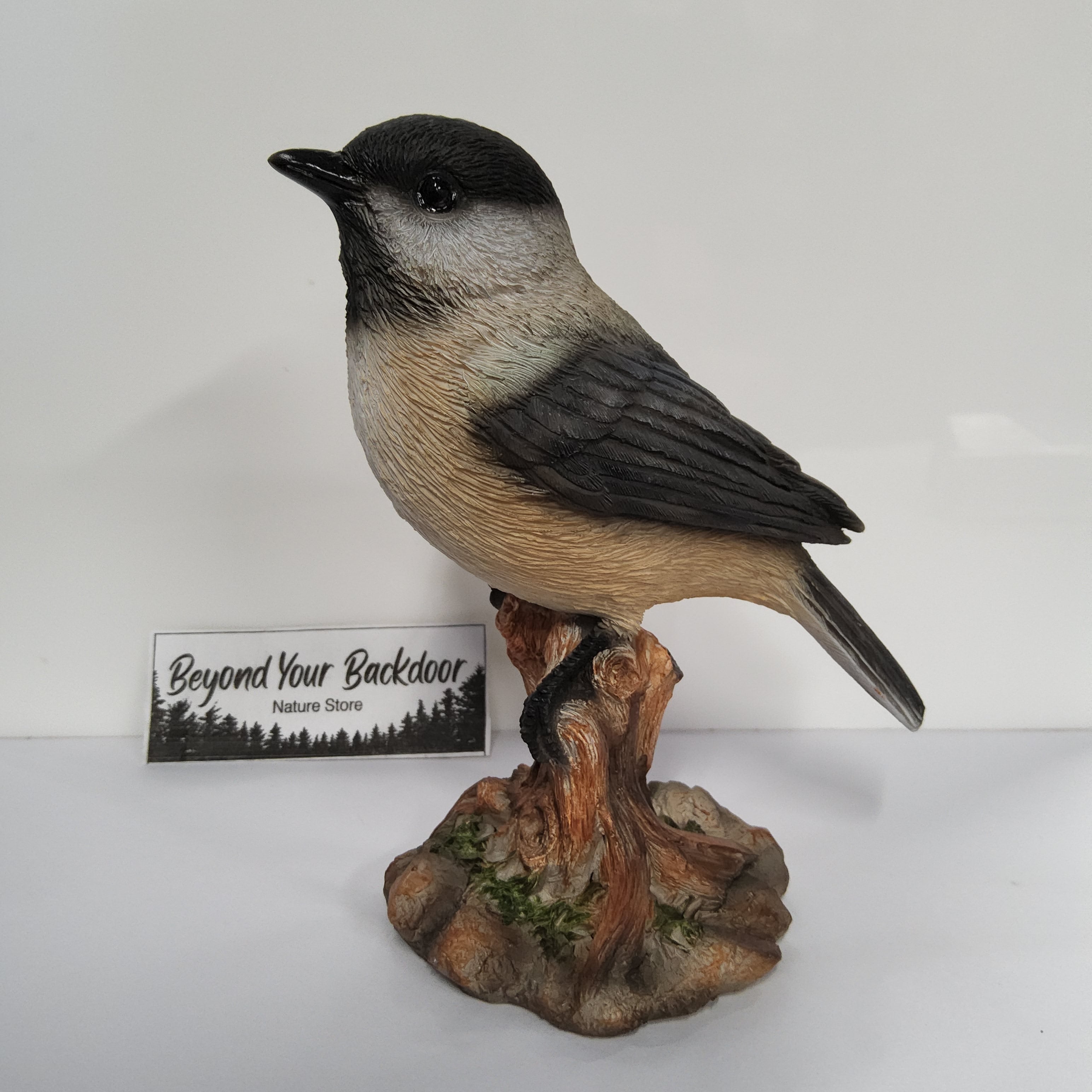 Chickadee on Stump Figurine 87758-Q