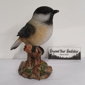 Chickadee on Stump Figurine 87758-Q