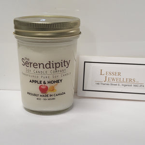 Serendipity Soy Wax Candle - Apple & Honey 8oz