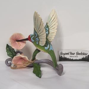 Enesco / Jim Shore Bird Figurine - Hummingbird - "Blossoms and Beauty" 6008417